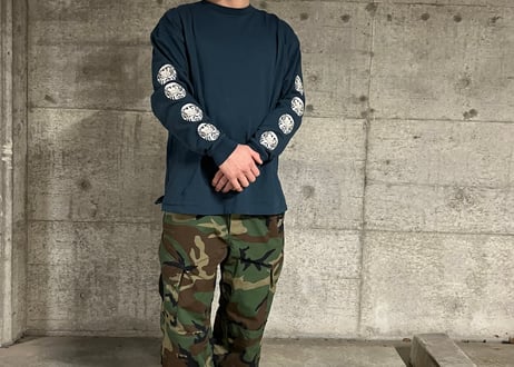 七転八起 LS T-SHIRT "NAVY"
