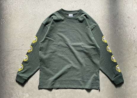 七転八起 LS T-SHIRT "GREEN"