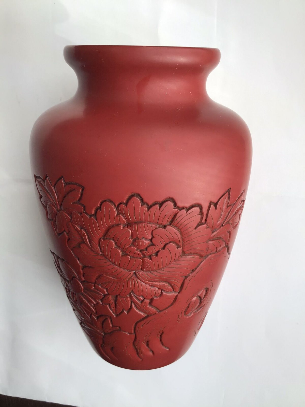 花瓶 花入 村上 木彫り 堆朱(ついしゅ)伝統工芸品 | fujiokabijutsu2's