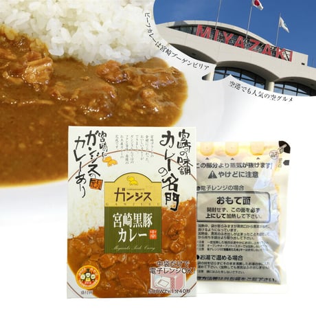 ガンジス・宮崎黒豚カレー中辛180g