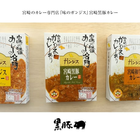 ガンジス・宮崎黒豚カレー中辛180g
