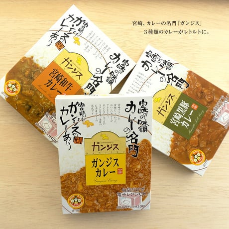 ガンジス・宮崎黒豚カレー中辛180g