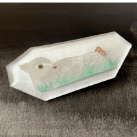 子やぎの髪留め