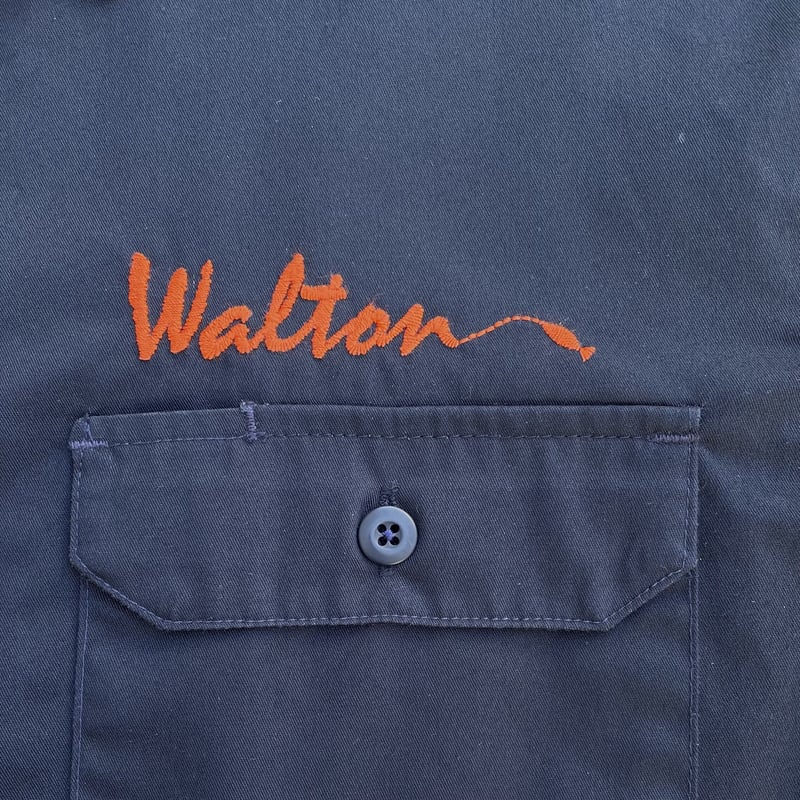 Waltonワークシャツ(半袖)／colorネイビー | ウォルトン物販部