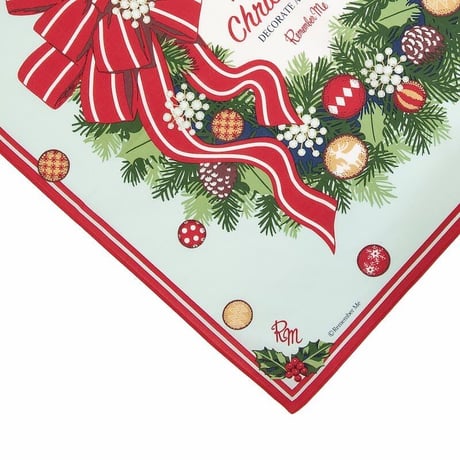 クリスマスリース柄