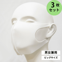 洗えるマスク（ニットタイプ） ビッグサイズ ３枚セット