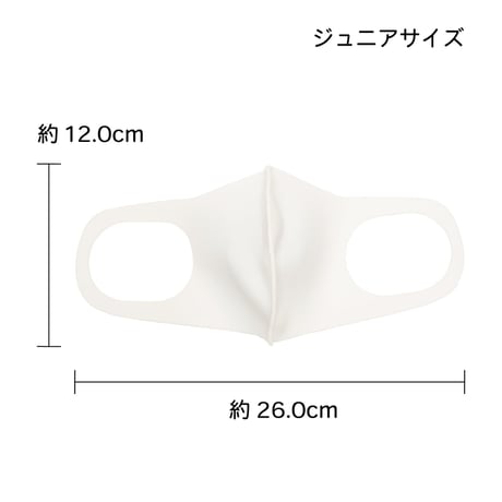 洗えるマスク（ニットタイプ） ジュニアサイズ ２枚セット