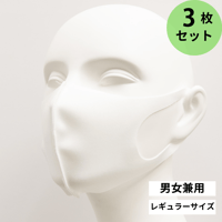 洗えるマスク（ニットタイプ） レギュラーサイズ ３枚セット