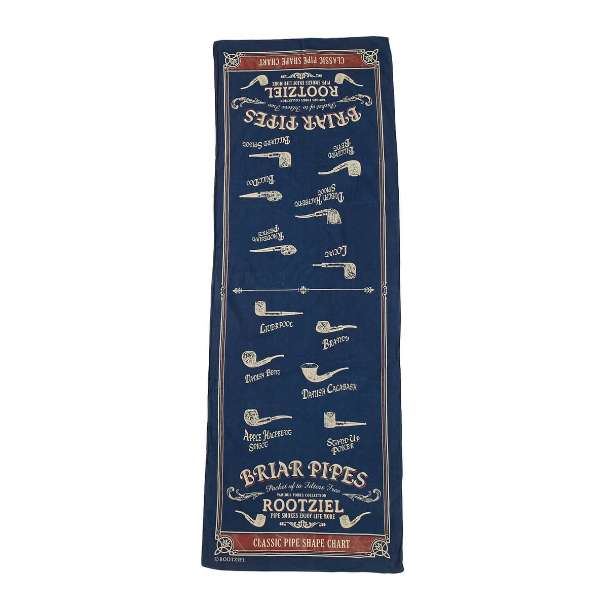 パイプ柄藍染ストール | SEWING TAKEUCHI公式通販