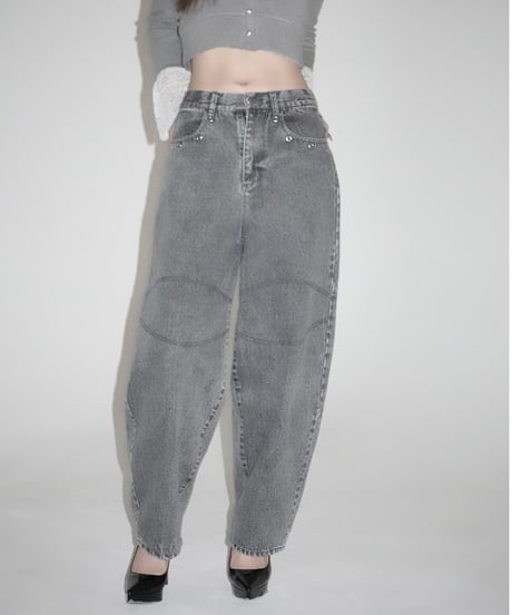 grommet wide pants