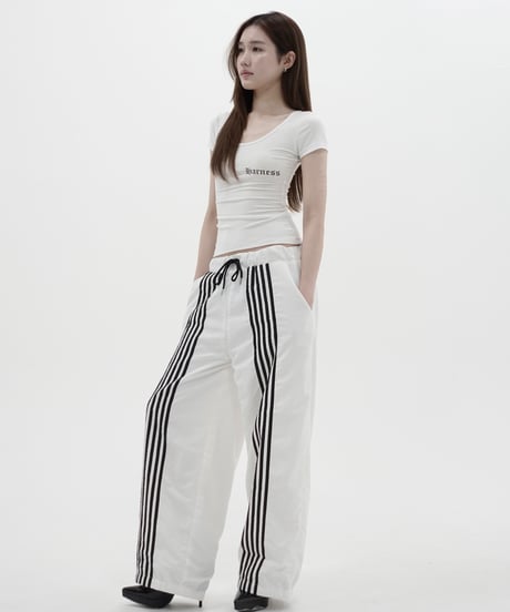 harness fitted short sleeve tee