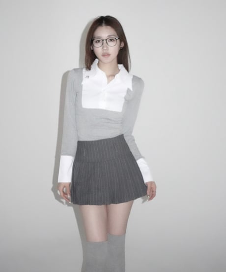 lady slim shirt tops