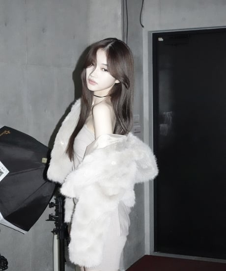 luxury hooded fur coat