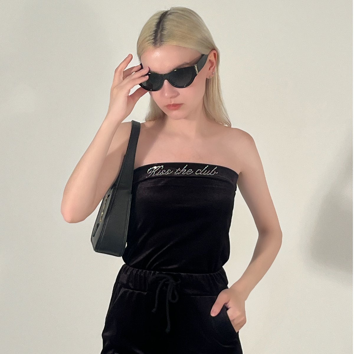 budspool gakkin 松煙墨ベロアセットアップ