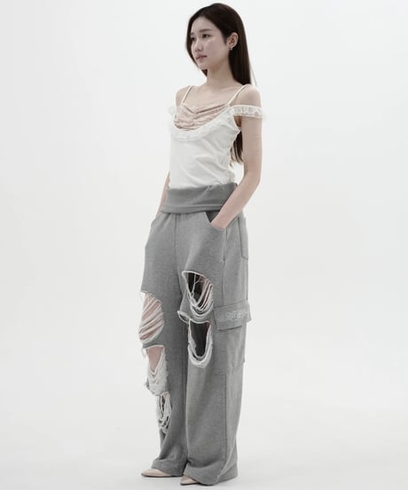 animal frill camisole