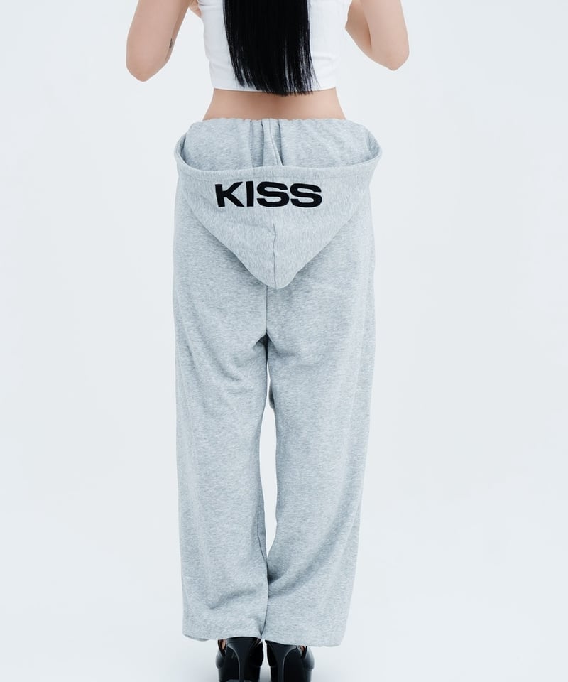 再入荷】hoodied sleeve sweat pants | KISS THE CLUB