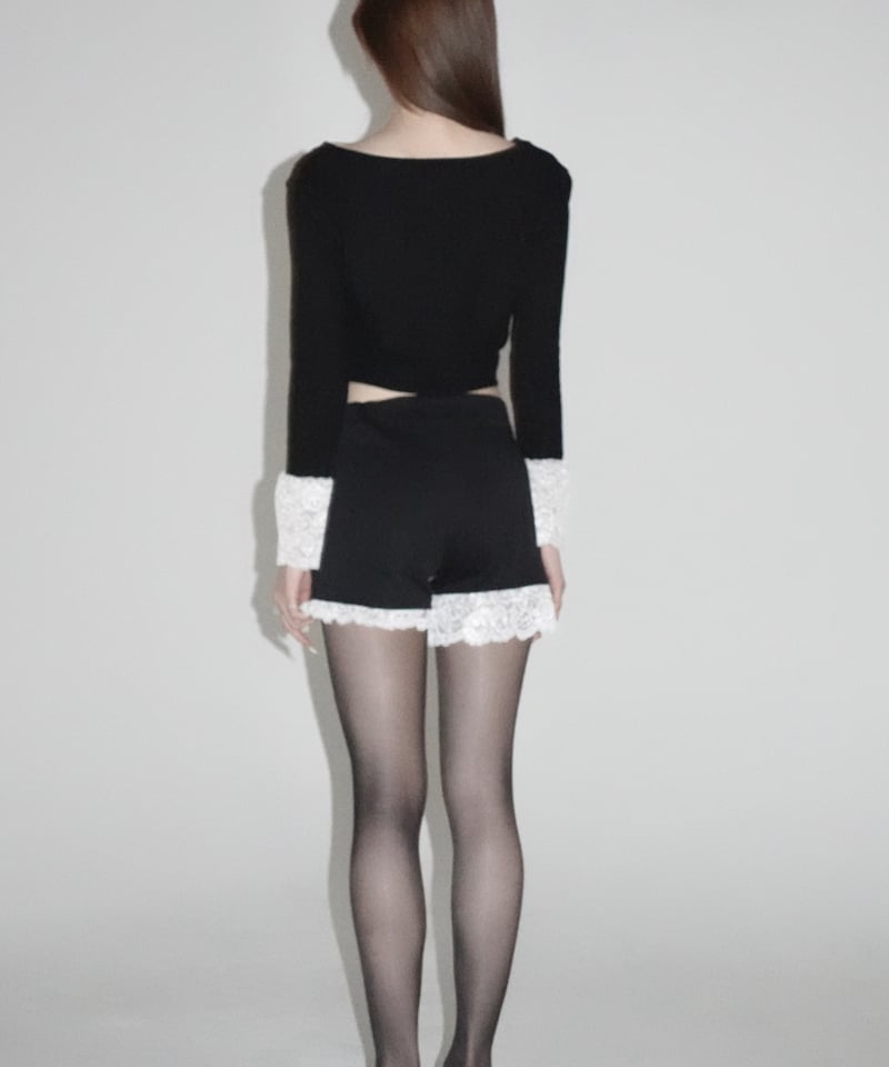 lace short pants | KISS THE CLUB