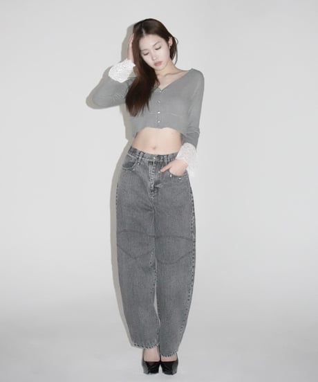 grommet wide pants
