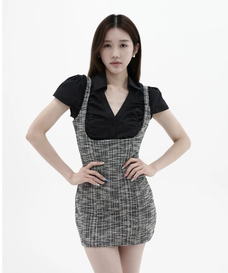 ワンピース Kiss the club layerd mini onepiece | KISS THE CLUB