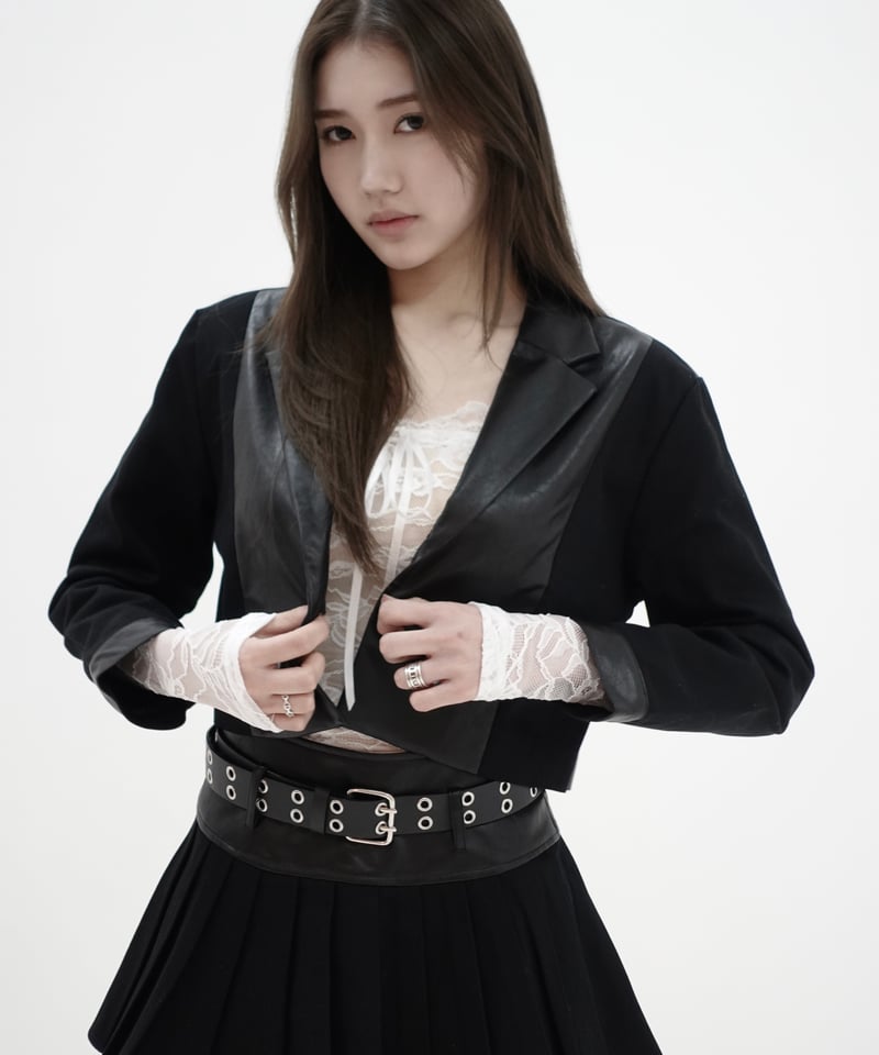 ジャケット・アウター studiolab404.com Leather Short Jacket leather short jacket | KISS THE CLUB