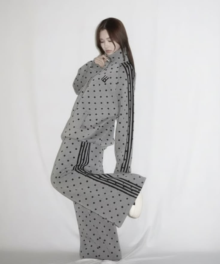 KISS バンドジャージージャケット line unisex jersey jacket (gray) | KISS THE CLUB