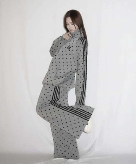 line unisex jersey pants (gray)