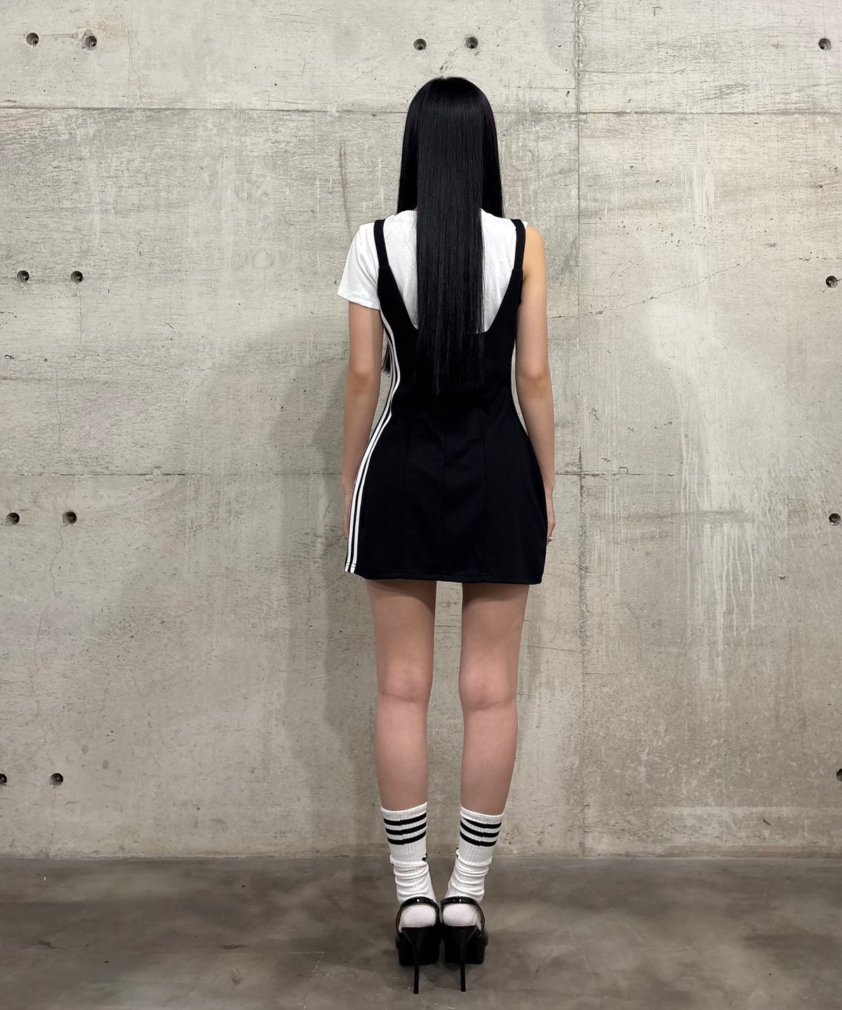再入荷】line layerd mini onepiece | KISS THE CLUB