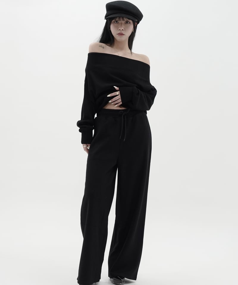 Duccia Grimani シルクシフォントップス　他2点　セットアップ silhouette slim setup | KISS THE CLUB