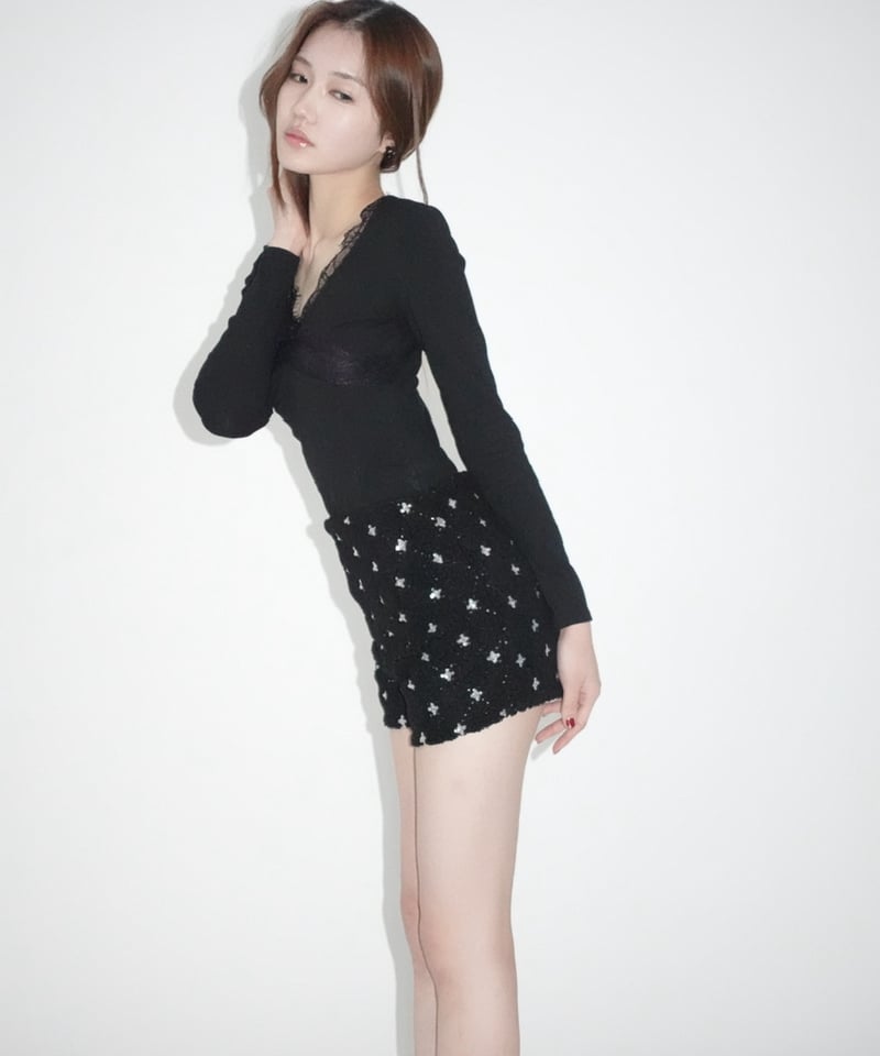 glitter quilting pants | KISS THE CLUB