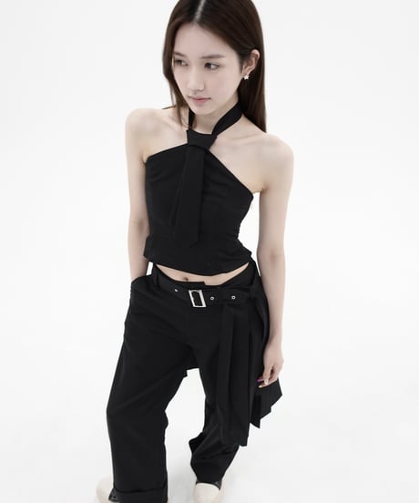 tie neck halter