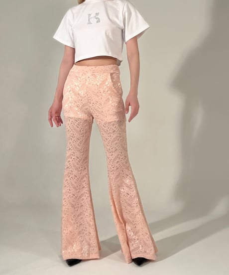 flare lace pants