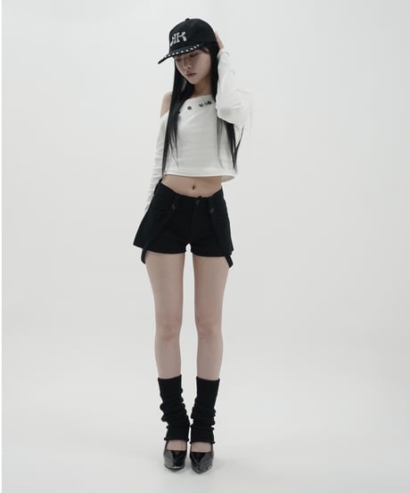 suspender shorts