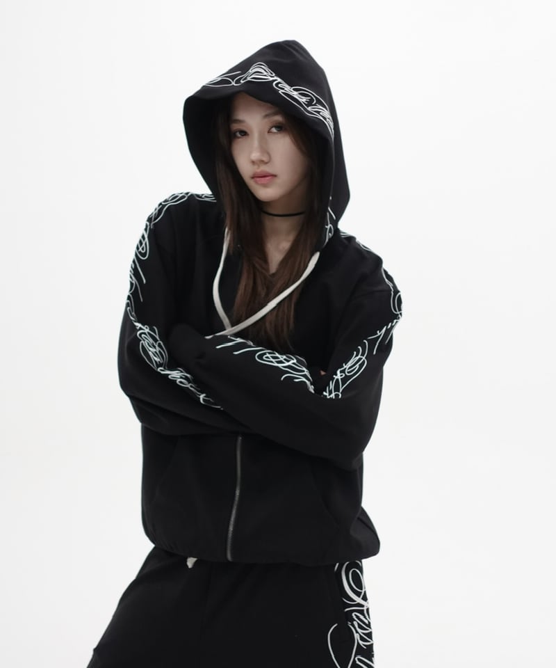 echo unisex sweat hoodie | KISS THE CLUB