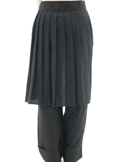 2way pleats slacks pants
