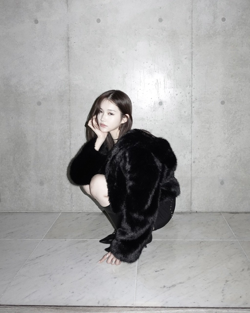 luxury hooded fur coat | KISS THE CLUB