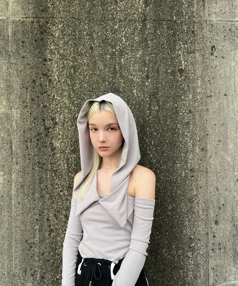cross hoodie tops | KISS THE CLUB