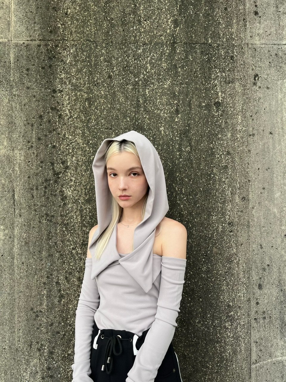 cross hoodie tops | KISS THE CLUB