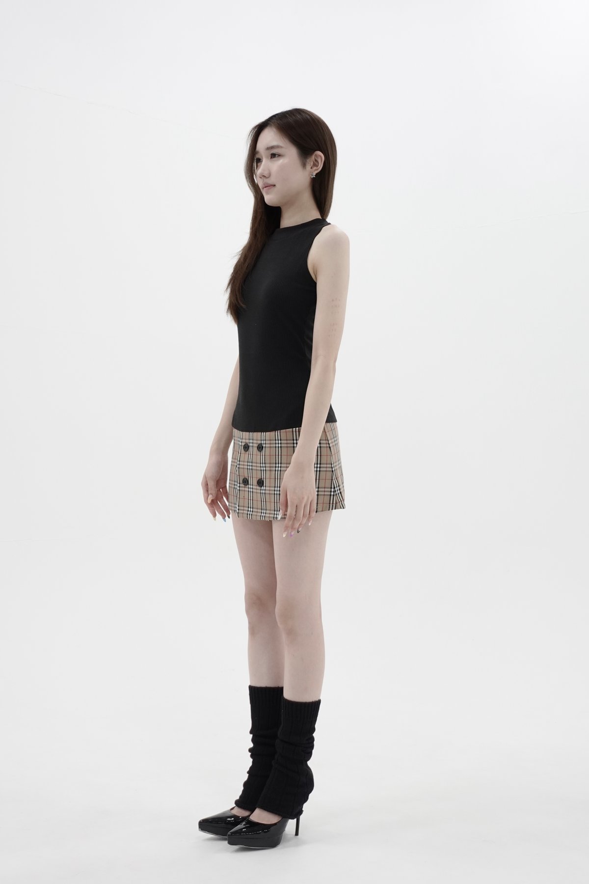 check style mini dress | KISS THE CLUB