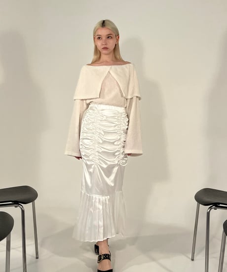 satin mermaid skirt
