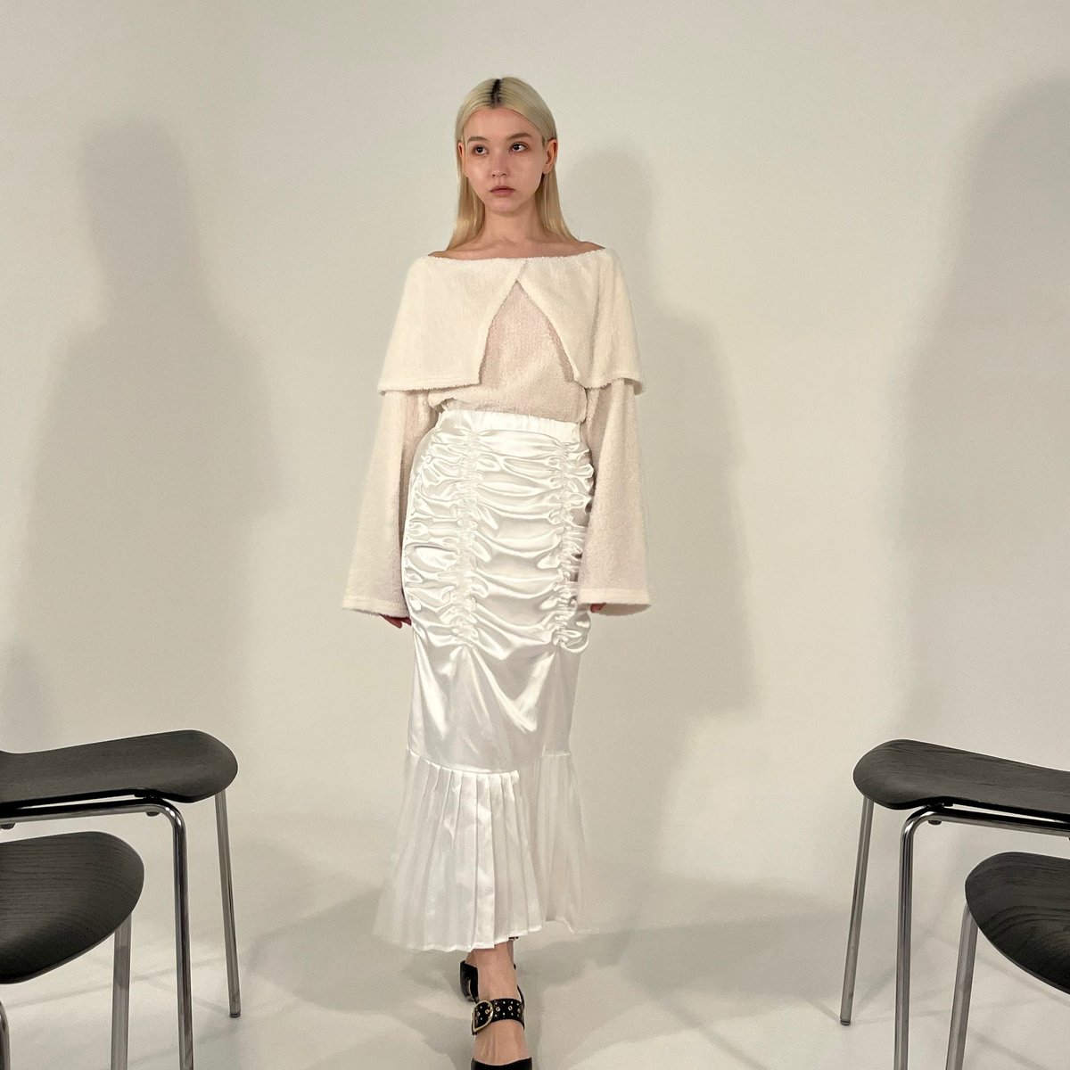 satin mermaid skirt | KISS THE CLUB