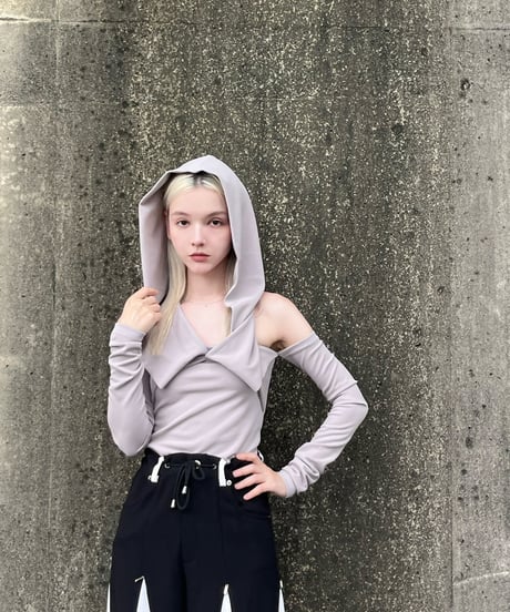 cross hoodie tops