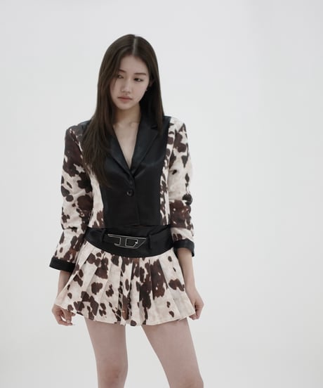 leather short jacket