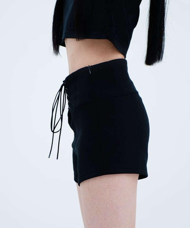corset strap shorts | KISS THE CLUB