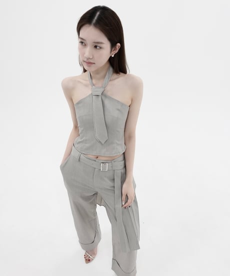 tie neck halter