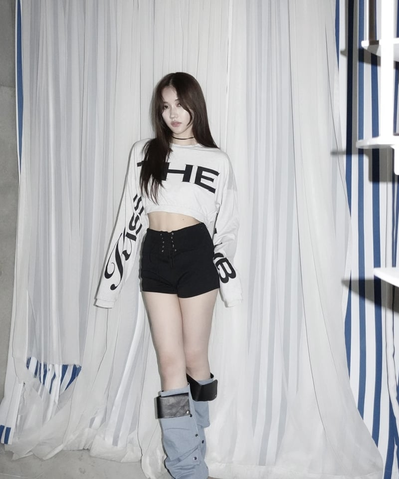 monogram baby tee | KISS THE CLUB