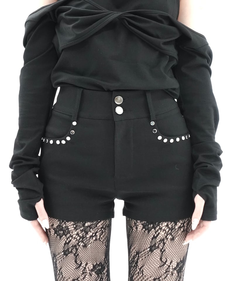 studded short pants | KISS THE CLUB