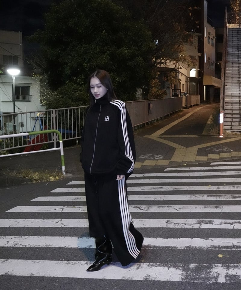 line unisex jersey pants (black) | KISS THE CLUB