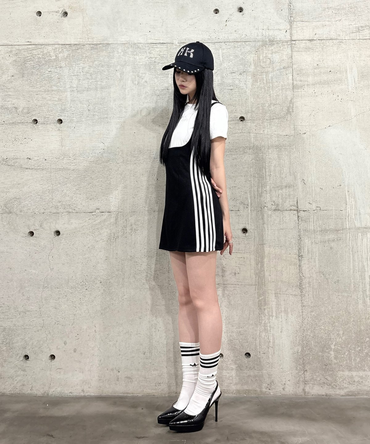 再入荷】line layerd mini onepiece | KISS THE CLUB