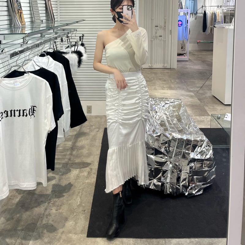 satin mermaid skirt | KISS THE CLUB