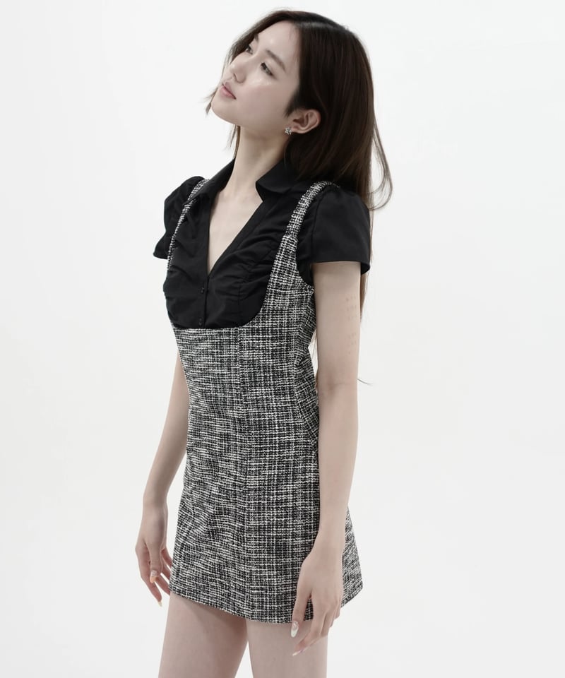 トップス rin kiss the club v neck lady shirt v neck lady shirt | KISS THE CLUB